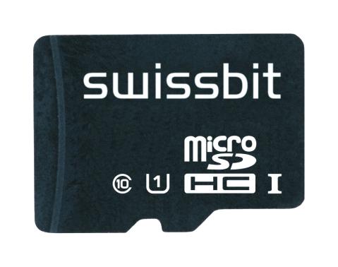 Swissbit SFSD004GN1AM1TO-E-5E-22P-STD SFSD004GN1AM1TO-E-5E-22P-STD Flash Memory Card 3D Pslc Microsdhc UHS-1 Class 10 4 GB S-56u Series