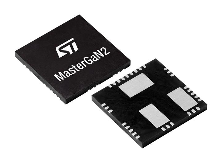 Stmicroelectronics MASTERGAN2TR Gate Driver 2 Channels Half Bridge GaN Hemt 31 Pins QFN Non-Inverting New