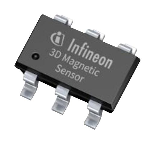 Infineon TLE493DA2B6HTSA1 Hall Effect Sensor Magnetic Position and Temperature Tsop 6 Pins 2.8 V 3.5