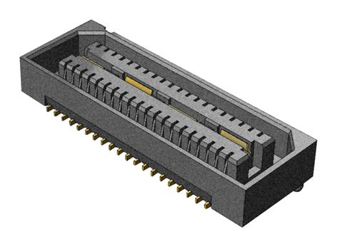 Samtec QSH-030-01-C-D-A-K QSH-030-01-C-D-A-K Mezzanine Connector Ground Plane Receptacle 0.5 mm 2 Rows 60 Contacts Surface Mount