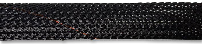 PRO POWER PRO-POWER-10-8-SP Sleeving, Braided, 100 m, 328 ft, 15 mm, PE (Polyester), Grey