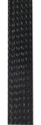 PRO POWER PP-10-0 Sleeving, Braided, 100 m, 328 ft, 15 mm, PE (Polyester), Black