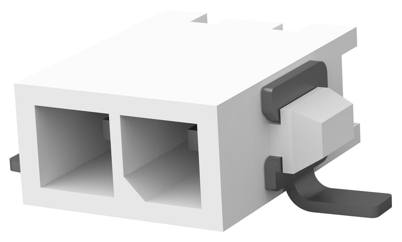 AMP - TE Connectivity 2029104-2 Pin Header Wire-to-Board 3 mm 1 Rows 2 Contacts Surface Mount Right Angle Micro MATE-N-LOK