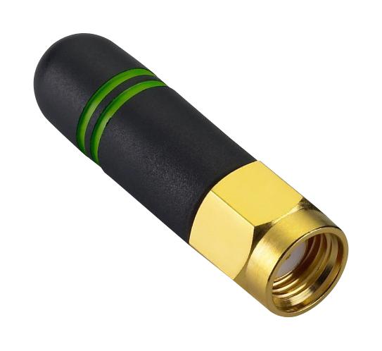 Taoglas GW.26.0151 Whip Antenna 2.4GHz to 2.5GHz 1.8dBi Gain 50ohm Vertical Polarisation SMA Connector