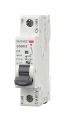 Carlo Gavazzi GSB631PC3 GSB631PC3 Thermal MAG CKT Breaker 1P 3A 277VAC New