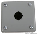 HOFFMAN ENCLOSURES E1PBG ENCLOSURE, PUSHBUTTON, 1 HOLE, STEEL