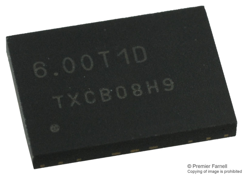 TXC TA-6.000MBD-T MEMS OSCILLATOR, 6MHZ, 7 X 5MM, CMOS