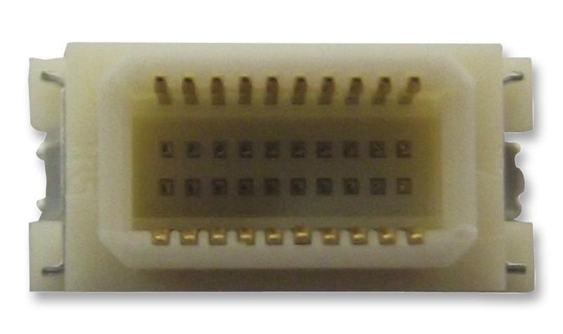 HIROSE(HRS) DF17(4.0)-20DP-0.5V(57) Mezzanine Connector Header 0.5 mm 2 Rows 20 Contacts Surface Mount Phosphor Copper