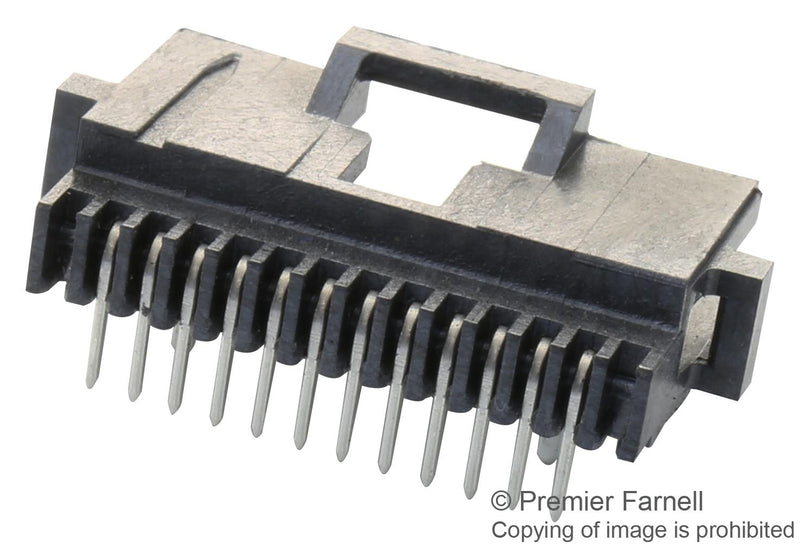 AMP - TE Connectivity 5-104074-1 Pin Header Wire-to-Board 1.27 mm 1 Rows 10 Contacts Through Hole System 50