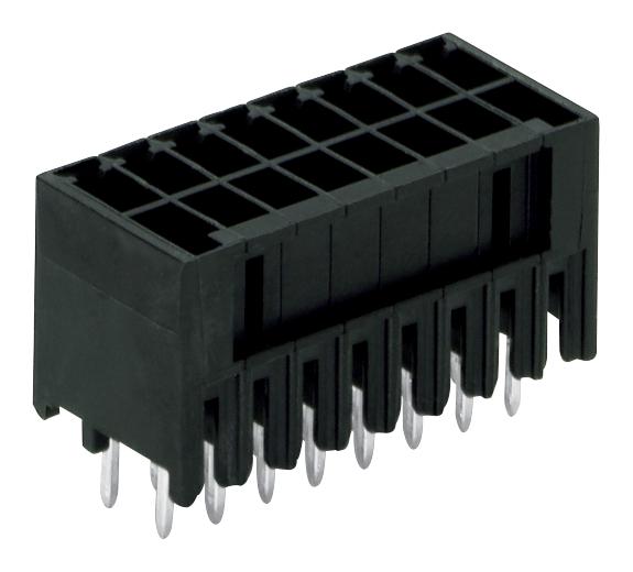 Wago 713-1409 Terminal Block Header 3.5 mm 18 Ways 10 A 160 V Through Hole Vertical