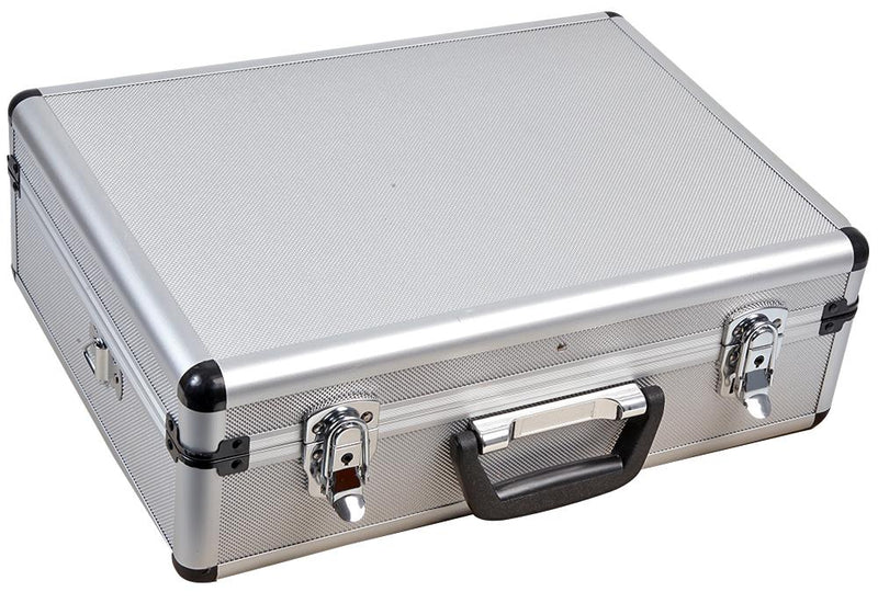 Duratool D01815-S Tool Case Silver Aluminium 155 mm Height 330 Width 460 Depth