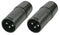 Stellar Labs 555-11916 XLR DMX Terminator Plug 3POS 2PK