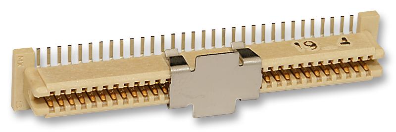 MOLEX 71439-0464 Stacking Board Connector, Mezzanine 71439 Series, 64 Contacts, Receptacle, 1 mm, Surface Mount