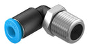 Festo 153334 Pneumatic Fitting Push-In L-Fitting R1/8 14 bar 4 mm PBT (Polybutylene Terephthalate) Qsml