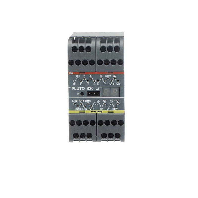 ABB - Jokab 2TLA020070R4600 Programmable Logic Controller (PLC) Safety Pluto B20 16 Inputs 4 Output 24V DIN Rail