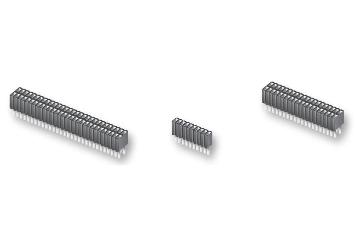 Samtec SLM-104-01-S-S PCB Receptacle Board-to-Board 1.27 mm 1 Rows 4 Contacts Through Hole Mount SLM