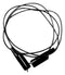 Mueller Electric BU-3030-A-48-0 Alligator Clip Test Lead 48 " 1.2 m Black 10 A 300 V - BU-3030 Series