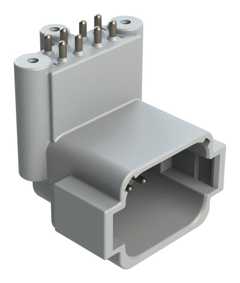 Amphenol SINE/TUCHEL ATF13-08PA-BM33 ATF13-08PA-BM33 Automotive Connector Board Lock AT Series Right Angle Receptacle 8 Contacts PCB Pin