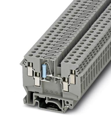 Phoenix Contact UDK 4-DUR 499 DIN Rail Mount Terminal Block 4 Ways 24 AWG 10 6 mm&Acirc;&sup2; Screw 32 A