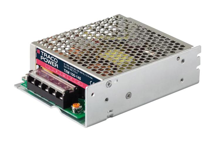 Traco Power TXM100-124 AC/DC Enclosed Supply (PSU) ITE 1 Outputs 100 W 24 VDC 4.2 A