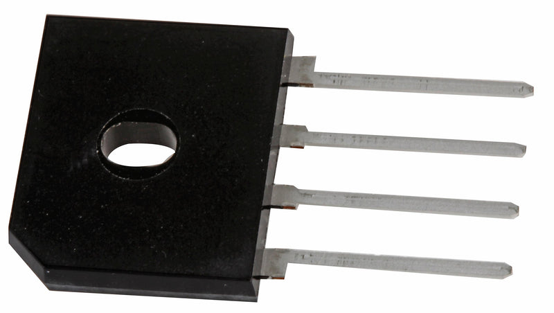 Taiwan Semiconductor GBU403 Bridge Rectifier Glass Passivated Single Phase 200 V 4 A SIP Pins 1