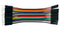 Multicomp PRO MP006283 Jumper Wire Kit Male to Female Multi-Coloured 100 mm 0.1" Dupont Connector 0.2 mm&Acirc;&sup2;