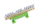 Entrelec UK 1SNA356103R0400 Accessory 12Pos Green Distribution Terminal Blocks Bar SNA Series