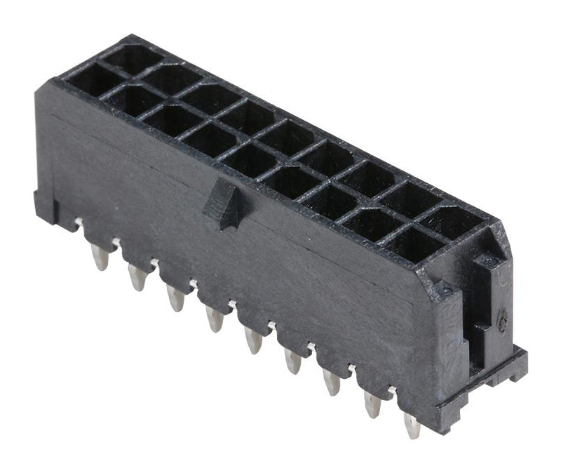 Molex 43045-1813 Wire-To-Board Connector 3 mm 18 Contacts Header Micro-Fit 3.0 43045 Series Through Hole