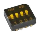 CTS 218-4LPSTJ 218-4LPSTJ DIP / SIP Switch 4 Circuits Flush Slide Surface Mount Spst 50 V 100 mA