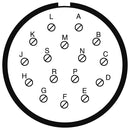 Amphenol Industrial D38999/24WG16SC-LC D38999/24WG16SC-LC Circular Connector MIL-DTL-38999 Series III Jam Nut Receptacle 16 Contacts