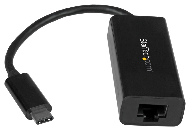 Startech US1GC30B US1GC30B Adapter USB-C to Gigabit Ethernet RJ45 1 Port 10/100/1000-Mbps Black New