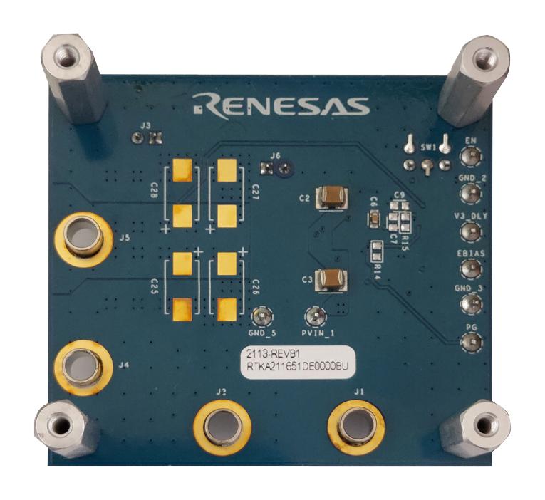 Renesas RTKA211651DE0000BU Evaluation Board RAA211651 Synchronous Buck Regulator Power Management - Voltage