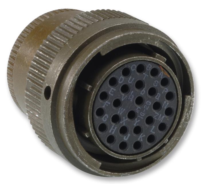 ITT CANNON KPT06E18-32P Circular Connector, KPT Series, Straight Plug, 32 Contacts, Solder Pin, Bayonet, 18-32