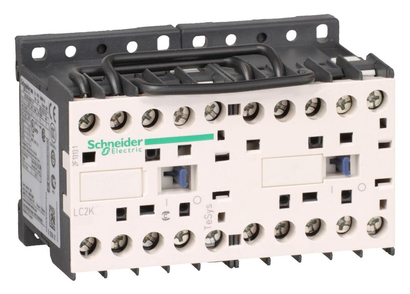 Schneider Electric LC2K1201U7 Contactor 12 A DIN Rail Panel 690 VAC 3PST-NO 3 Pole 7.5 kW