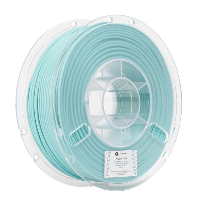 Polymaker 70541 3D Printer Filament Polylite Series 1.75mm Dia Teal PLA 150&deg;C 1 kg