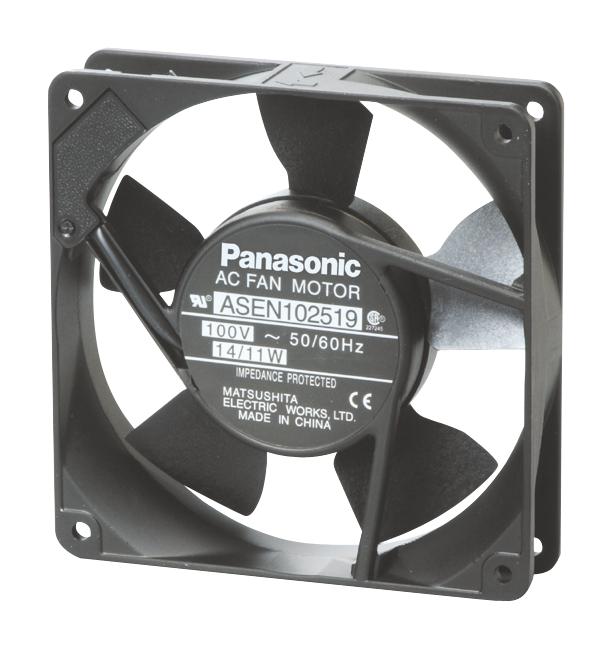 Panasonic ASEN102529 AC Axial Fan 115V Square 120 mm 25 Ball Bearing 63.6 CFM