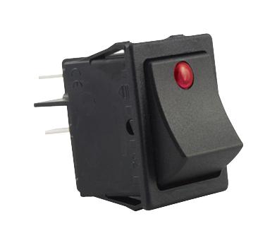 Multicomp PRO MP008556 MP008556 Rocker Switch Dpdt Illuminated Panel Mount Red New