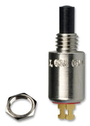 C & K COMPONENTS 8632ZBD2 Pushbutton Switch, Momentary Spring Return, SPST, 20 V, 20 V, Solder