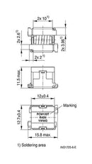 Epcos PCM120T-1R2N-D Power Inductor (SMD) 1.2 &Acirc;&micro;H 35.2 A Shielded 38.7 PCM120T Series