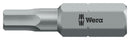 Wera 05056315001 Hex Driver Bit 3mm 25 mm Overall