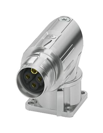 Phoenix Contact M17-3ES1N8AA500S/15 Circular Connector Right Angle Panel Mount Receptacle 3 Contacts