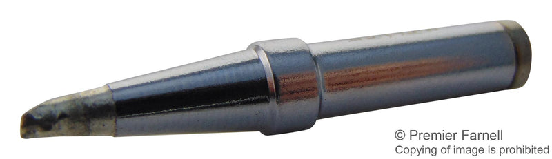 WELLER PT-BB9 Soldering Iron Tip, Round, Bent, 2.4 mm