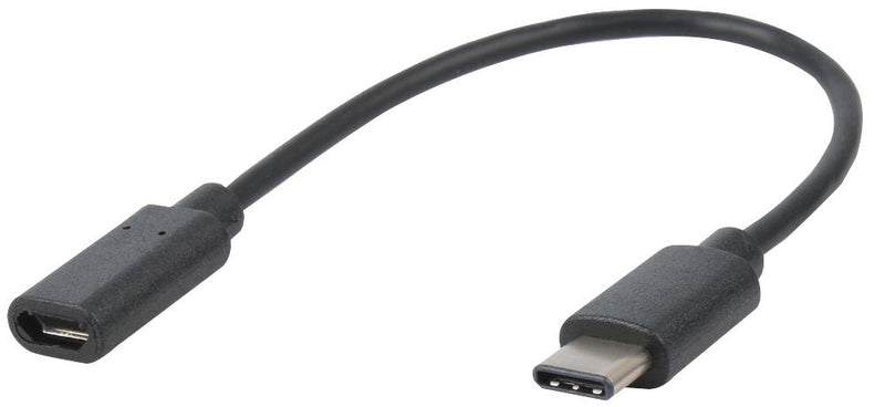 PRO Signal PSG91482 PSG91482 USB Cable Type C Plug to Micro B Receptacle 150 mm 0.49 ft 2.0 Black