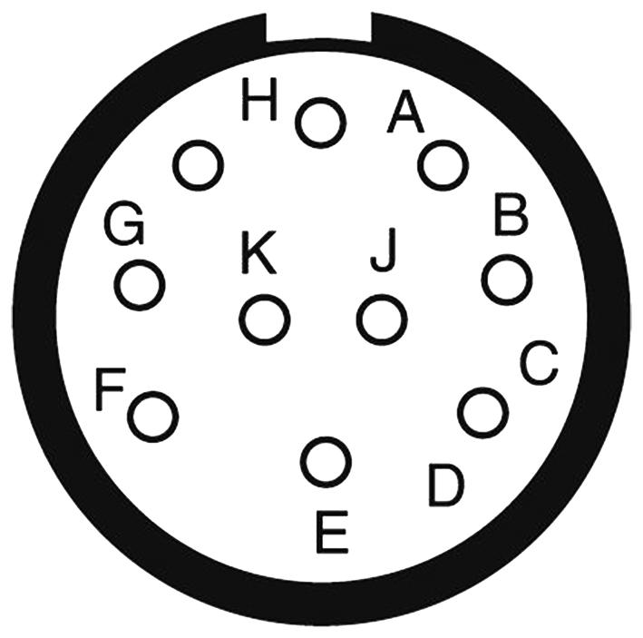 Amphenol Aerospace D38999/20KC98SN-LC D38999/20KC98SN-LC Circular Connector MIL-DTL-38999 Series III Wall Mount Receptacle 10 Contacts