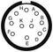 Amphenol LTD D38999/26FC98PN-LC D38999/26FC98PN-LC Circular Connector MIL-DTL-38999 Series III Straight Plug 10 Contacts