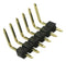 Amphenol ICC 10129379-906004BLF Pin Header Board-to-Board 2.54 mm 1 Rows 6 Contacts Through Hole Right Angle