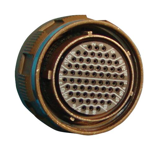 SOURIAU-SUNBANK / Eaton D38999/26JE6SN Circular Connector MIL-DTL-38999 Series III Straight Plug 6 Contacts Crimp Socket Threaded