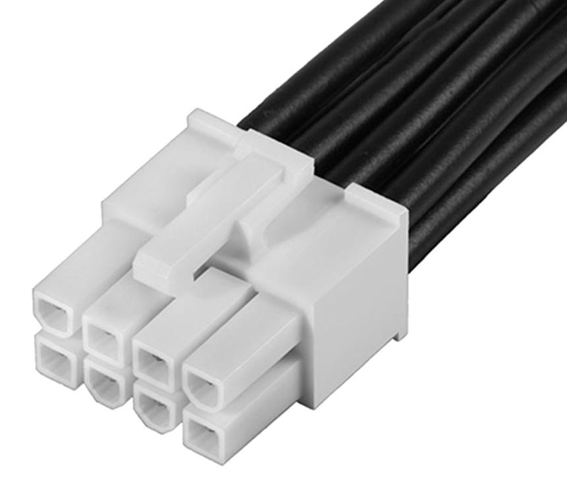 Molex 215328-1082 Cable Assembly Mini-Fit Jr. Plug to Free End 8 Ways 4.2 mm 2 Row 300 11.8 "