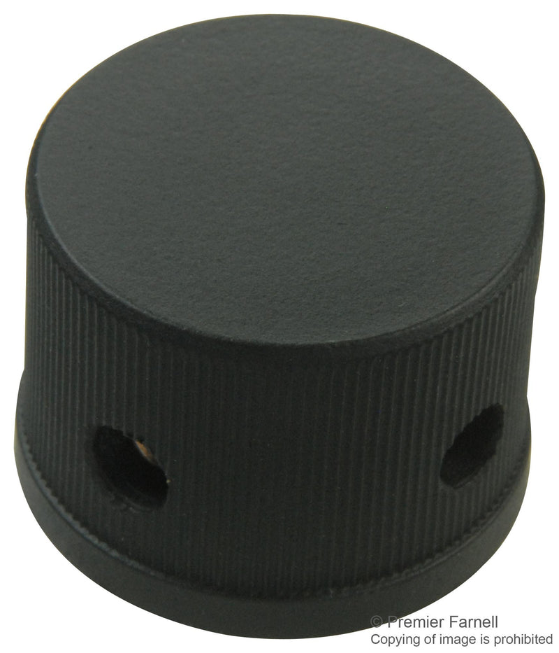 EHC (ELECTRONIC HARDWARE) 3010-2-B ROUND KNURLED KNOB, 6.35MM