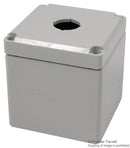 HOFFMAN ENCLOSURES Q1PBPCDM ENCLOSURE, PUSHBUTTON, 1 HOLE, PC